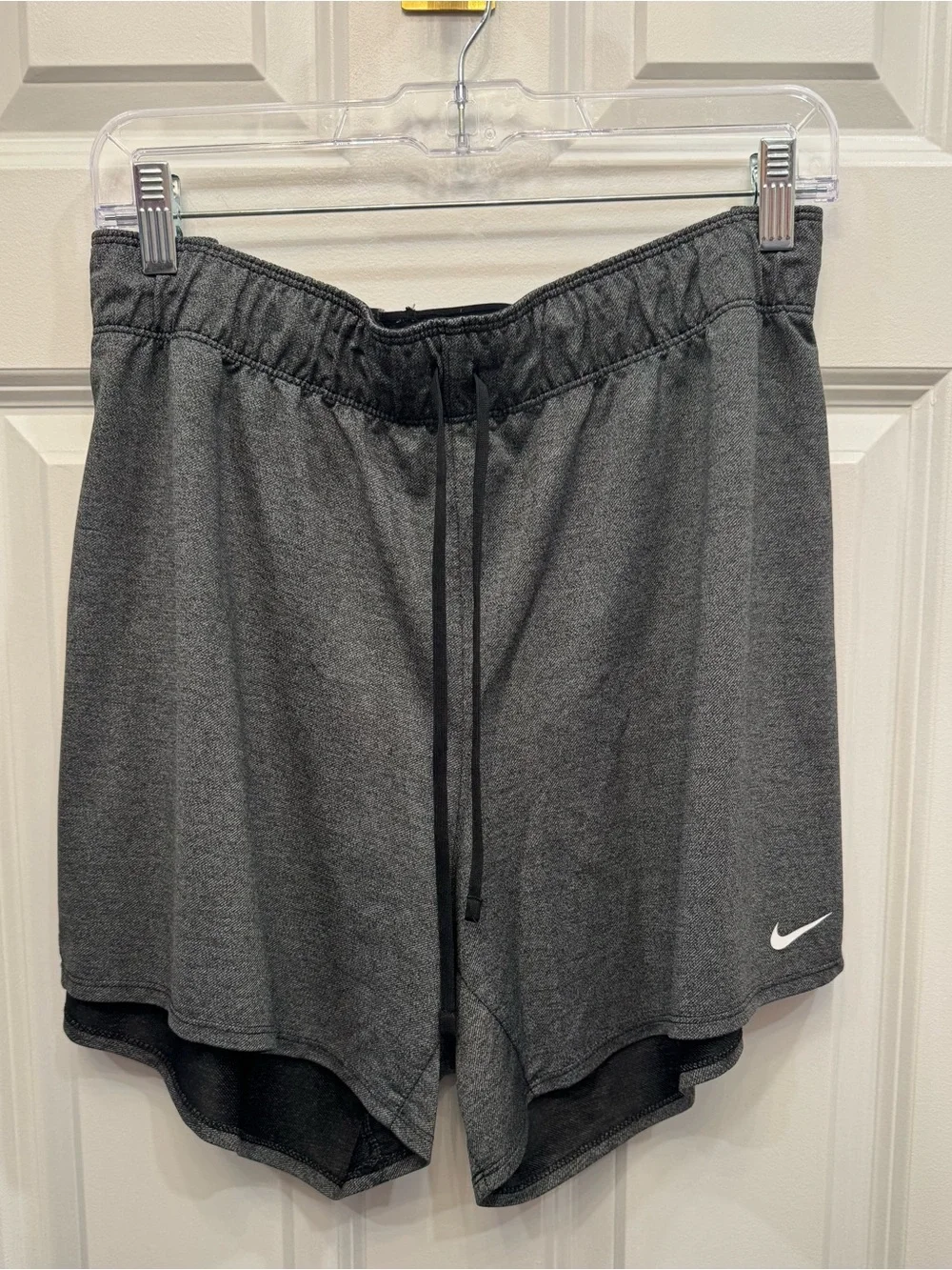 Nike Women's Dark Gray Heather Dri-FIT Attack Training Shorts
